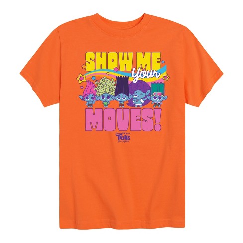 Boys' - Trolls - Show Me Your Moves Branch and Brothers Short Sleeve Graphic T-Shirt - image 1 of 4