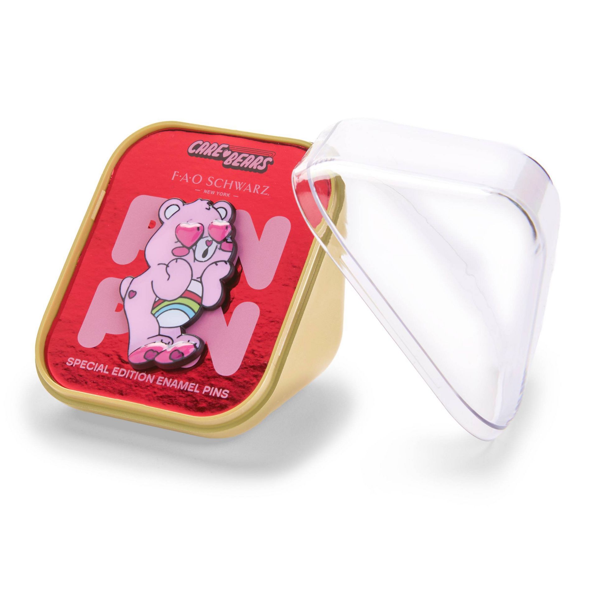 FAO Schwarz x Care Bears Cheer Bear Enamel Pin