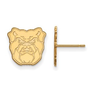 Black Bow Jewelry 14k Yellow Gold Butler Bulldogs NCAA Post Earrings - 1 of 3