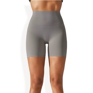 Anna-Kaci Active Women's High Waist Seamless Biker Shorts with Compression Fit - 1 of 4