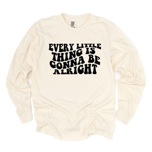 Simply Sage Market Every Little Thing Wavy Garment Dyed Long Sleeve - 1 of 4