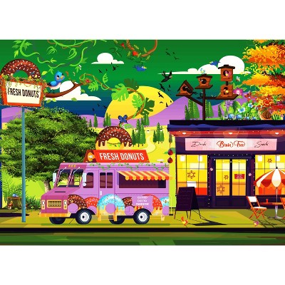 Brain Tree - Lockdown 1000 Piece Puzzles for Adults-Jigsaw Puzzles-With 4 Puzzle Sorting Trays- Random Cut - 27.5"Lx19.5"W