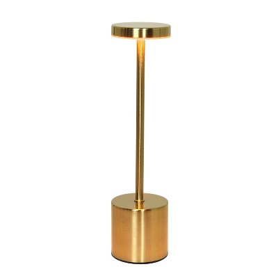 Gold Mushroom Magic Disc Dimming Cordless Touch Sensor Stick Lamp