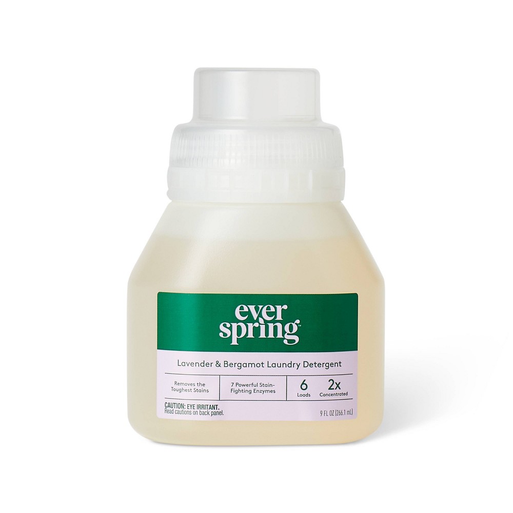 Lavender & Bergamot Laundry Detergent Trial Size - 9 fl oz - Everspring