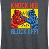 Women's - Rock 'Em Sock 'Em Robots - Knock His Blocked Off Graphic Racerback Tank - 2 of 4