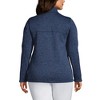 Lands' End Women's Sweater Fleece Quarter Zip Pullover - 2 of 4