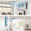 Tilting TV Wall Mount for 37-82" TVs up to 132 lbs, Low Profile with Adjustable Cords, Max VESA 600x400mm - 2 of 4