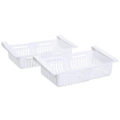 The Lakeside Collection Set of 2 Adjustable Refrigerator Drawers or Egg Tray - Refrigerator Drawers
