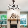 Bella Depot 24" Modern LED Ceiling Fan with Dimmable Light, 6-Speed Reversible with Remote and APP Control - 4 of 4