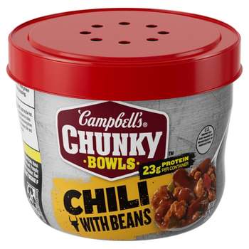 Campbell's Chunky Chili with Beans Microwaveable Bowl - 15.25oz
