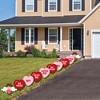 Big Dot of Happiness Conversation Hearts - Cupid and Heart Lawn Decorations - Outdoor Valentine's Day Party Yard Decorations - 10 Piece - 3 of 4