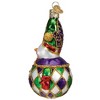 Old World Christmas Glass Blown Ornament for Christmas Tree, Harlequin Snowman - 3 of 4