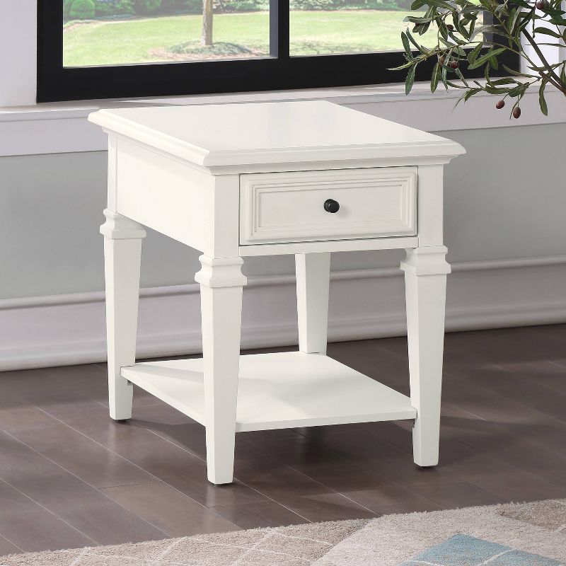 Charlestown End Table White - Steve Silver Co., 4 of 9