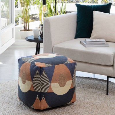 Martinique Indoor/Outdoor Pouf - Anji Mountain