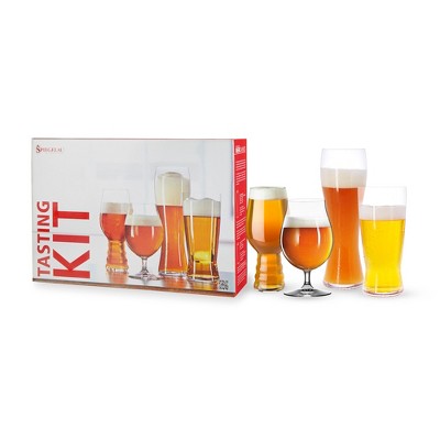 Spiegelau 4-Piece Clear Crystal Craft Beer Tasting Kit