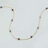 Ross-Simons 3.10 ct. t.w. Sapphire Station Necklace in 18kt Gold Over Sterling - 3 of 4
