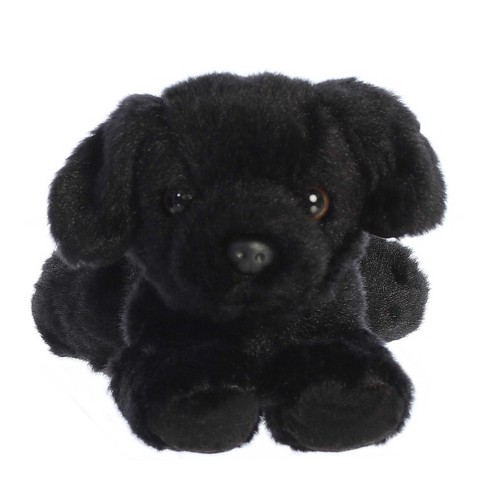 black stuffed dog