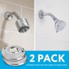 Impresa [2 Pack] Shower Arm Flange Replacement for Moen AT2199 Shower Systems - Chrome Stainless Steel Flange - 2.5 DIA - 3 of 4