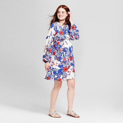 target white maternity dress