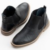 Alpine Swiss Mens Nash Chelsea Boots Snakeskin Ankle Boot Genuine Leather Lined - 4 of 4