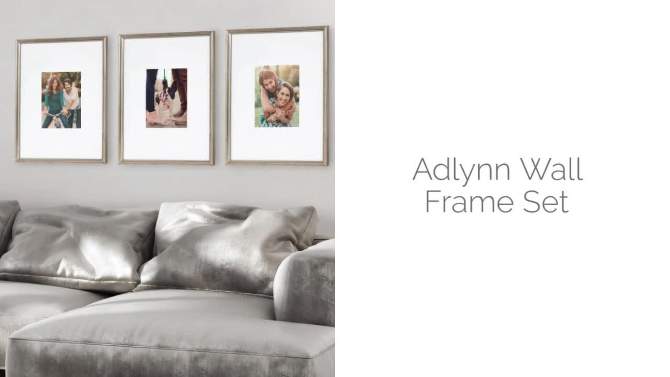 Kate & Laurel All Things Decor Adlynn Rectangle Picture Frames , 2 of 11, play video