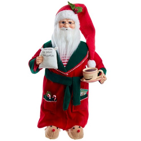 12 PC Whimsical Christmas Santa & Reindeer Coffee Cups with Lids