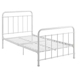 Brooklyn Iron Bed - Twin - White - Dorel Home Products