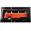 1974 Volkswagen T2 Bus Orange and White 1/24 Diecast Model by IXO Models - 4 of 4