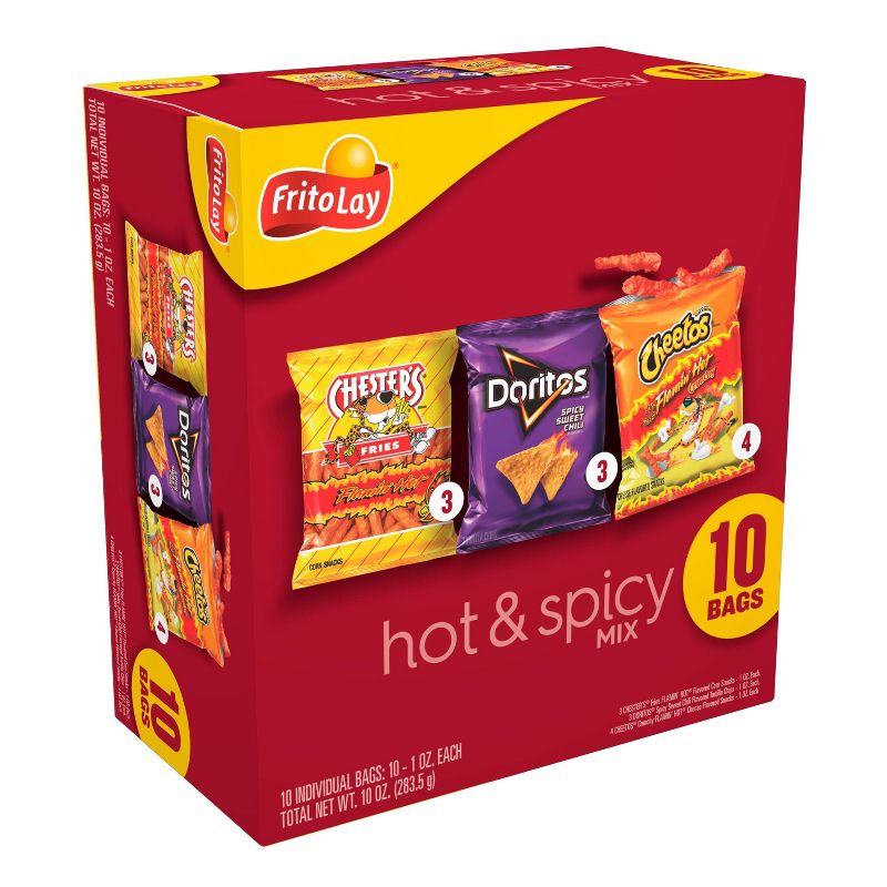 Frito Lay Snacks Hot &#38; Spicy Mix Variety - 10ct/10oz, 2 of 5
