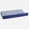Bacati - Kilim Navy Quilted Changing Pad Cover - 3 of 4