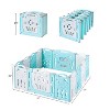 AMERLIFE Baby Playpen, Upgraded Portable Foldable Baby Fence with Game Panel and Safety Gate - 2 of 4
