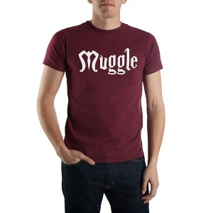 Mens Harry Potter Muggle Short Sleeve Shirt - 1 of 1