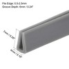 Unique Bargains Silicone Weatherproof Window Door U-Seal Extrusion Edge Trim Strip - 2 of 3