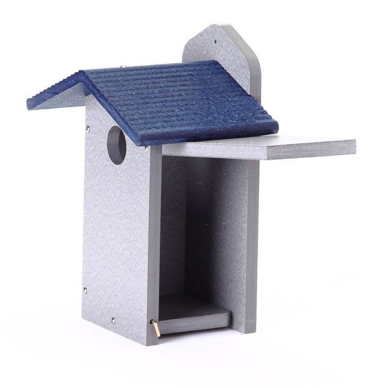 Green Solutions Rustic Recycled Bluebird House Blue - Birds Choice, 5 of 8