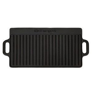 Stansport Pre-Seasoned Cast Iron Griddle with Reversible Cooking Surface - 1 of 4