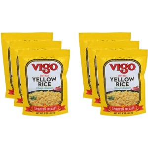 Vigo Rice Yellow Stand Up Bag - Count of 6 - 8oz - 1 of 2