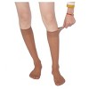Allegra K Women's Silky Semi-Sheer Reinforced Toe Calf Socks 10 Pairs - 3 of 4