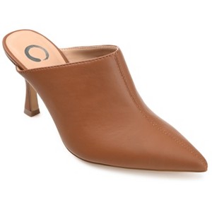 Journee Collection Womens Shiyza Mules High Stiletto Pointed Toe Pumps - 1 of 4