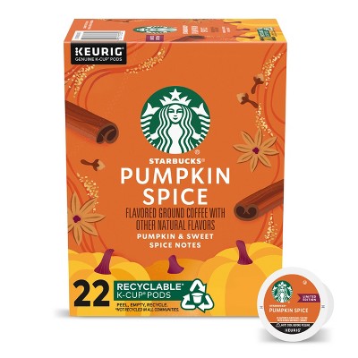 Starbucks Keurig Pumpkin Spice Coffee Pods 22 K cups Target