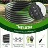 Rbied 2-Pack 4ft x 18" Tall Galvanized Raised Garden Beds Outdoor, Round Metal Planter Box, Anti-Rust & Easy-Setup - 3 of 4