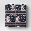 30" 25 sq ft Christmas Roll Wrap Bullseye with Antlers Black/White/Red - Wondershop™ - 2 of 3