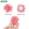 Unique Bargains Mesh Fabric Full Chiffon Flowers for DIY 12 Pcs - 3 of 4