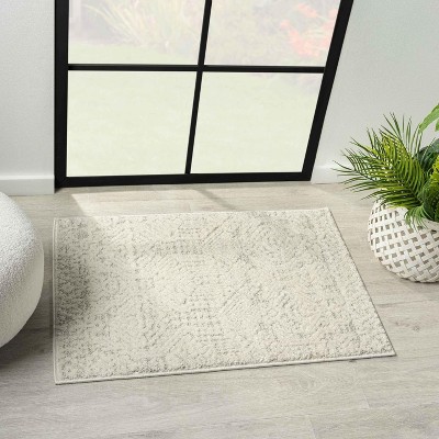 Luxe Weavers Traditional Moroccan Cream Indoor Area Rug