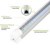 8FT 80W LED Shop Light, V Shape Integrated T8 LED Tube Light, 10000LM, 5000K Daylight, ETL Listed (10-PACK) - 2 of 4