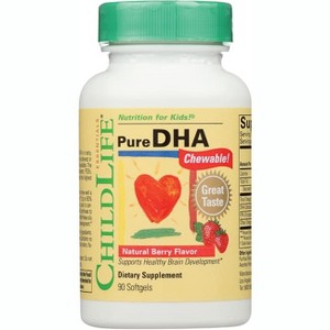 ChildLife Essentials Pure Dha Chewable - Natural Berry 90 Softgels. - 1 of 4