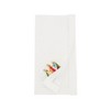 Saro Lifestyle Majestic Embroidered Three Kings Napkin (Set of 6), White, 20"x20" - 2 of 3