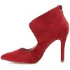 Journee Collection Womens Junniper Back Heel Zip High Stiletto Pointed Toe Pumps - 2 of 4