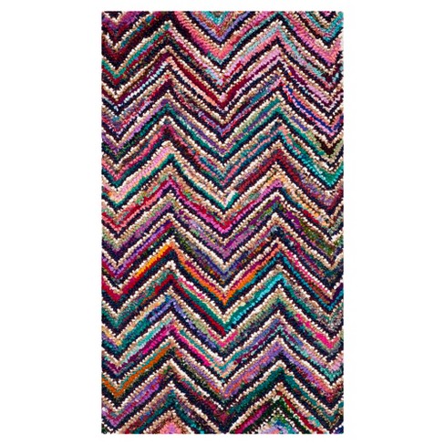 2'3x3'9 Stripes Tufted Zig Zag Accent Rug - Safavieh : Target