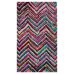 Stripes Tufted Accent Rug - (2