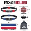 PLAYAPUT Flag Football Belts, 14 Player Adjustable Flag Football Set With 42 Football Flags,Size 3 Football, Pump and Storage Bag , Multicolor - 2 of 4
